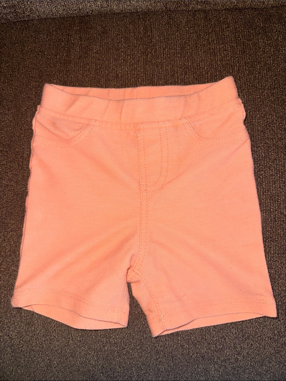 Toughskins Peach Knit Pull-On Shorts